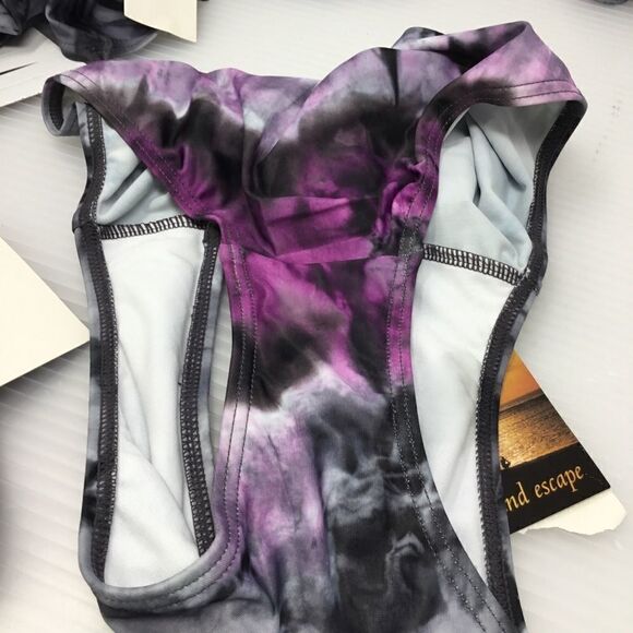 Island Escape Tie Dye Shaper Pant Bikini Bottoms C - Picture 6 of 8